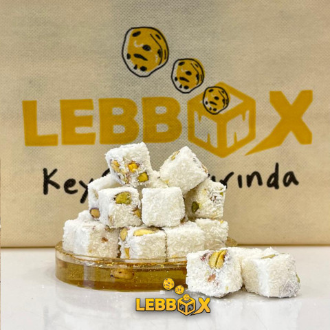 Sütlü Antep Fıstıklı Mini Lokum