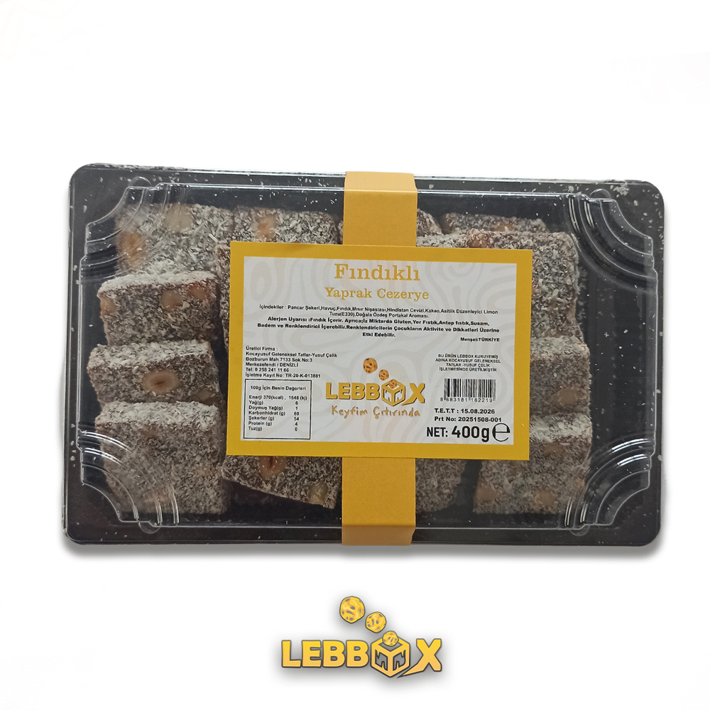 Fındıklı Yaprak Cezerye 400 Gr - Resim 1